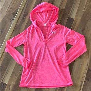 Under Armour Hooded shirt.